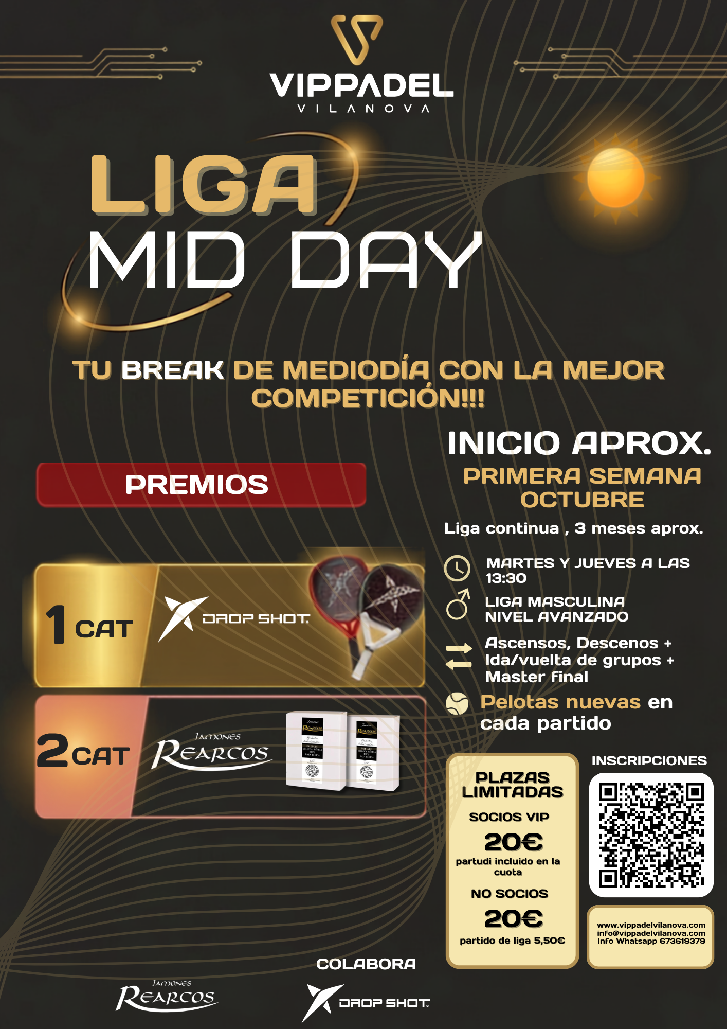 Cartel Liga Mid Day